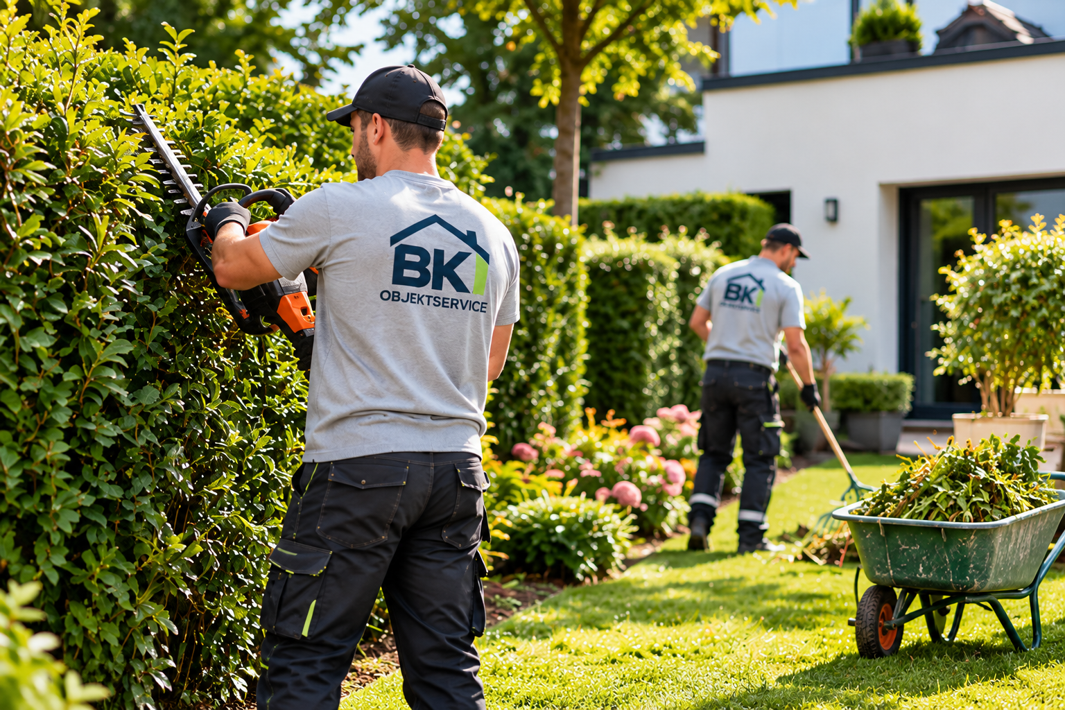 BK Objektservice bei Arbeiten an Haus und Grundstück in Hamburg